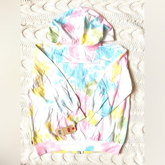 NWT LEVI’S girl’s tie dye zip hoodie - Picture 2 of 7